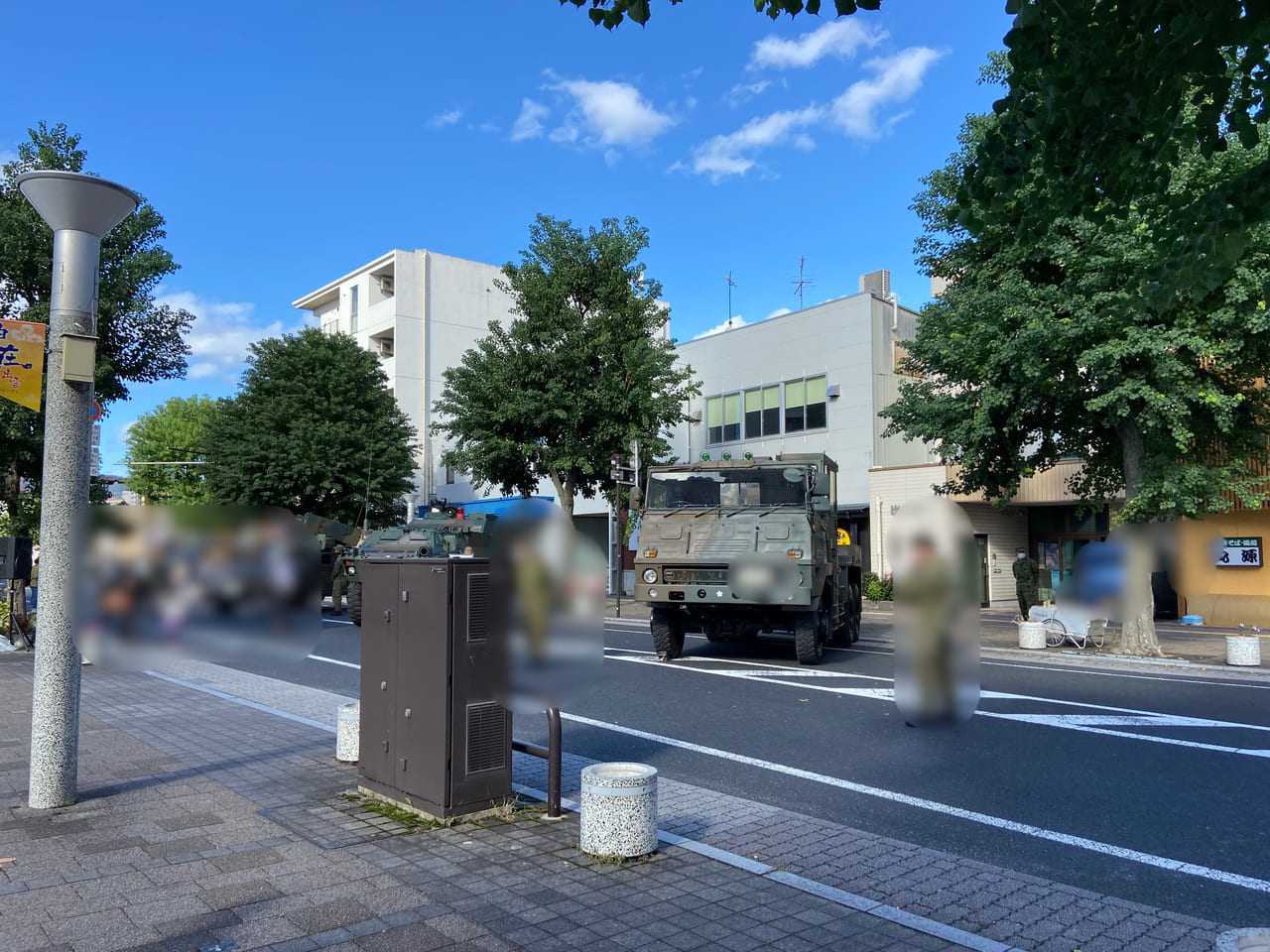 夢フェスタinいずもの自衛隊車両